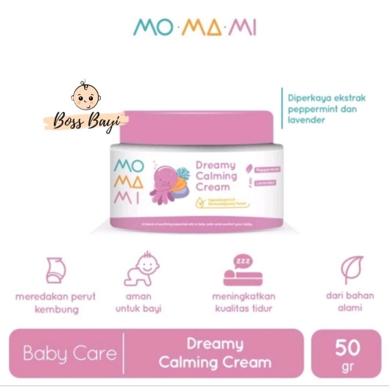 Jual MOMAMI - Dreamy Calming Cream 50gr | Lotion Bayi | Shopee Indonesia