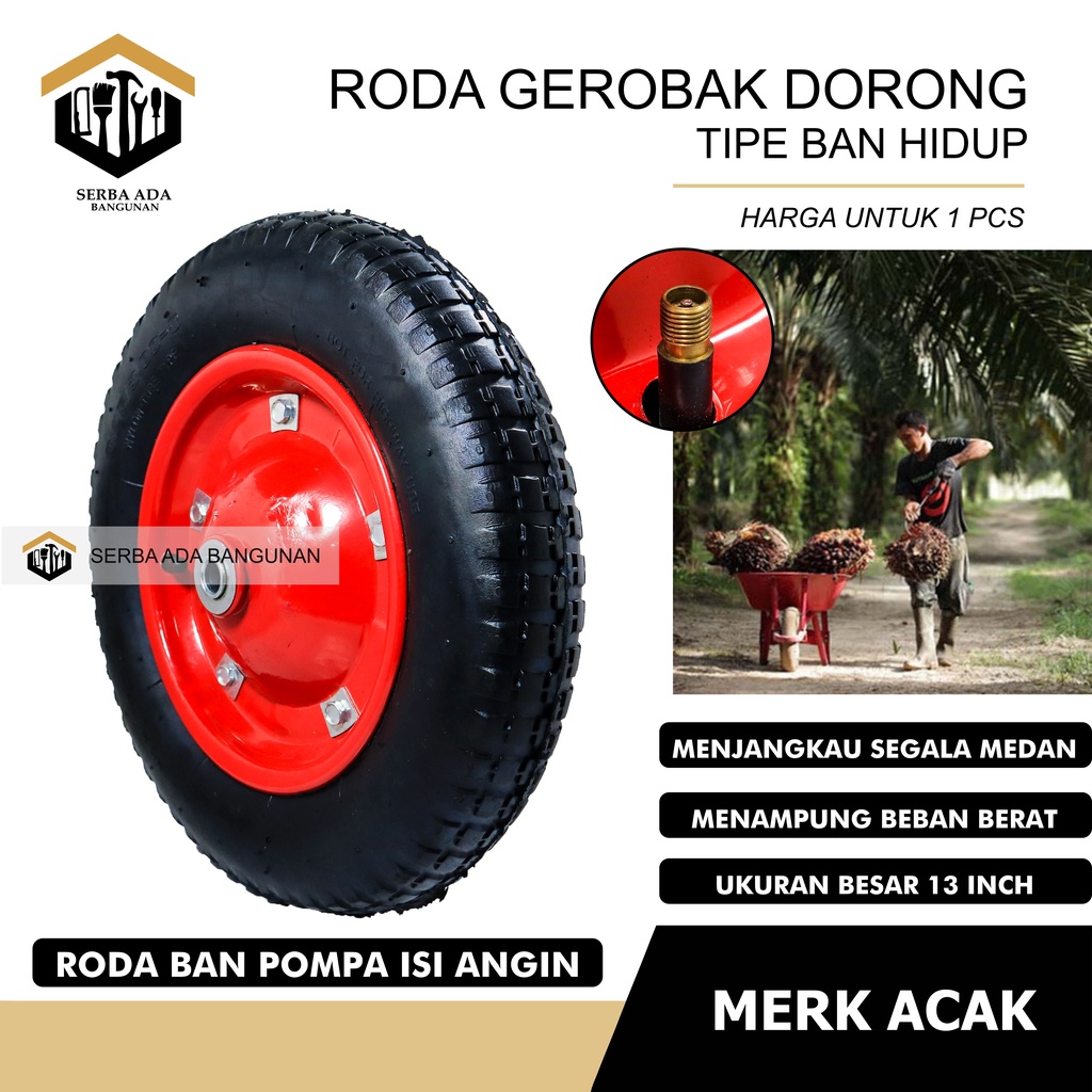 Jual Roda Gerobak Pasir Original Ban Angin Ban Gerobak Dorong Roda Sorong Model Arco Artco 2770