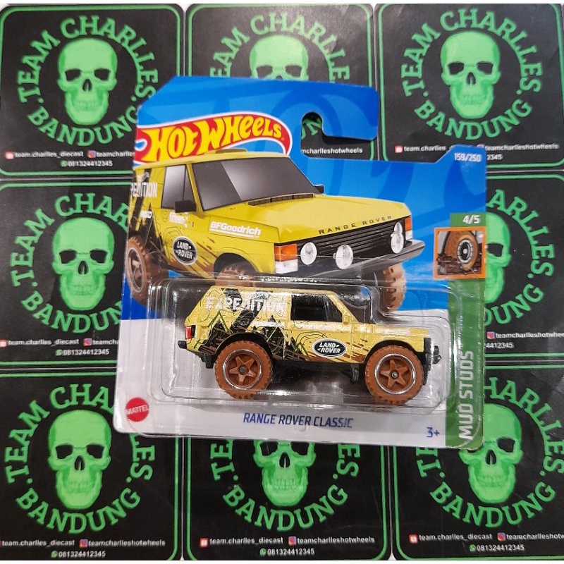 Jual hotwheels range rover classic kuning short card | Shopee Indonesia