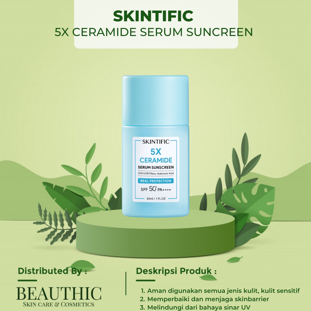 Jual SKINTIFIC 5X CERAMIDE SERUM SUNCREEN SPF50 PA++++ Shopee Indonesia