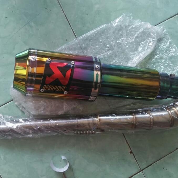 Jual Iza Racing Knalpot Racing Akrapovic Gp Lorenzo Plangi Fullsistem