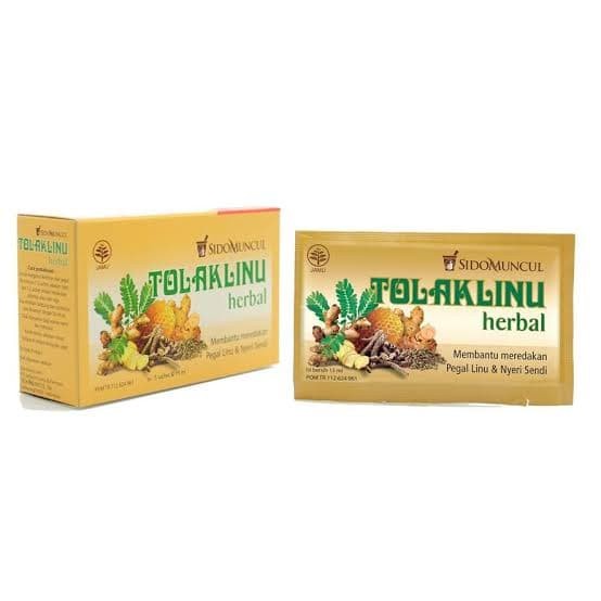 Jual Sidomuncul Tolaklinu Herbal Tolak Angin Linu Sachet Jamu