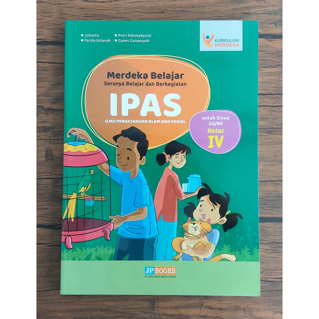 Jual BUKU IPAS SD/MI KELAS 4 KURIKULUM MERDEKA 2022 SEKOLAH PENGGERAK