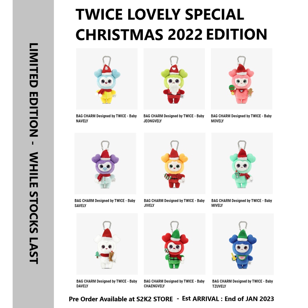 Jual BONEKA TWICE LOVELY CHRISTMAS 2022 EDITION READY STOCK (OFFICIAL ...