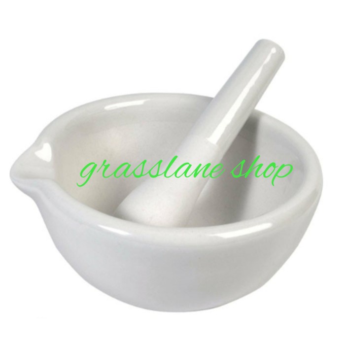 Jual Alat Lab Mortar Lumpang Pengerus Penumbuk Tumbukan Obat Porselen