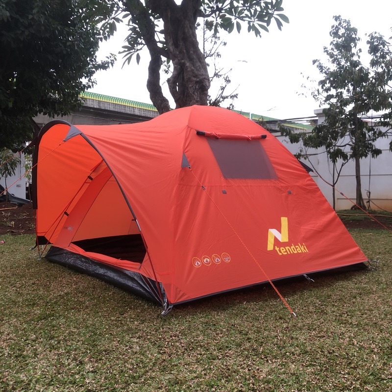 Jual Tenda camping kapasitas 4 orang tendaki Borneo 4 / Java 4 / NSM 4 ...