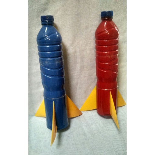 Jual Roket Air Siap Pakai | Prakarya Sains | Kerajinan Botol Plastik ...