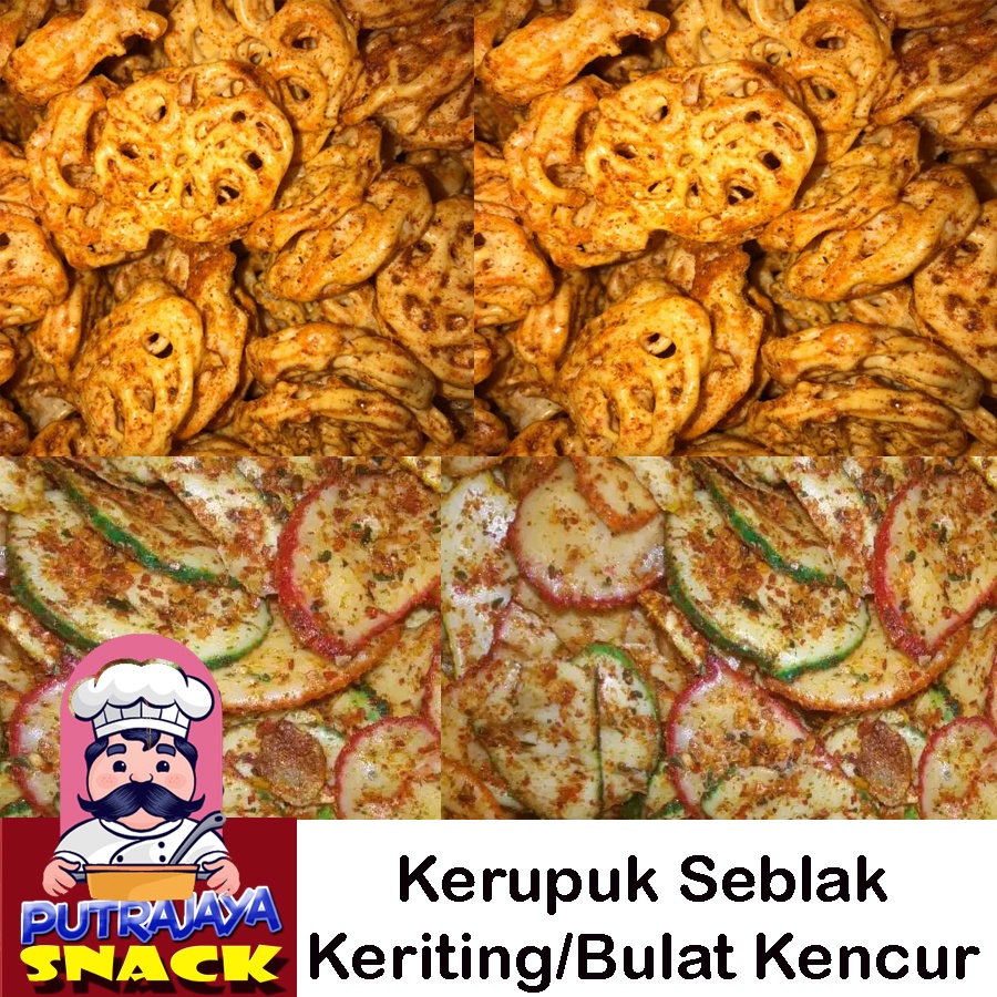 Jual Kerupuk Seblak Mie Keriting Kerupuk Bulat Kerupuk Pedes Bulat Kencur Seblak Mawar Semblak