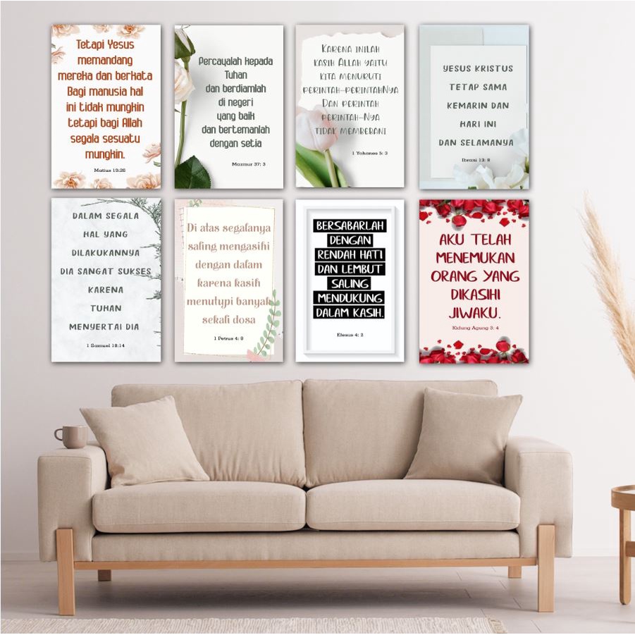 Jual 104/20x30cm/Hiasandinding/bible/walldecor/dekorasi/kristen ...