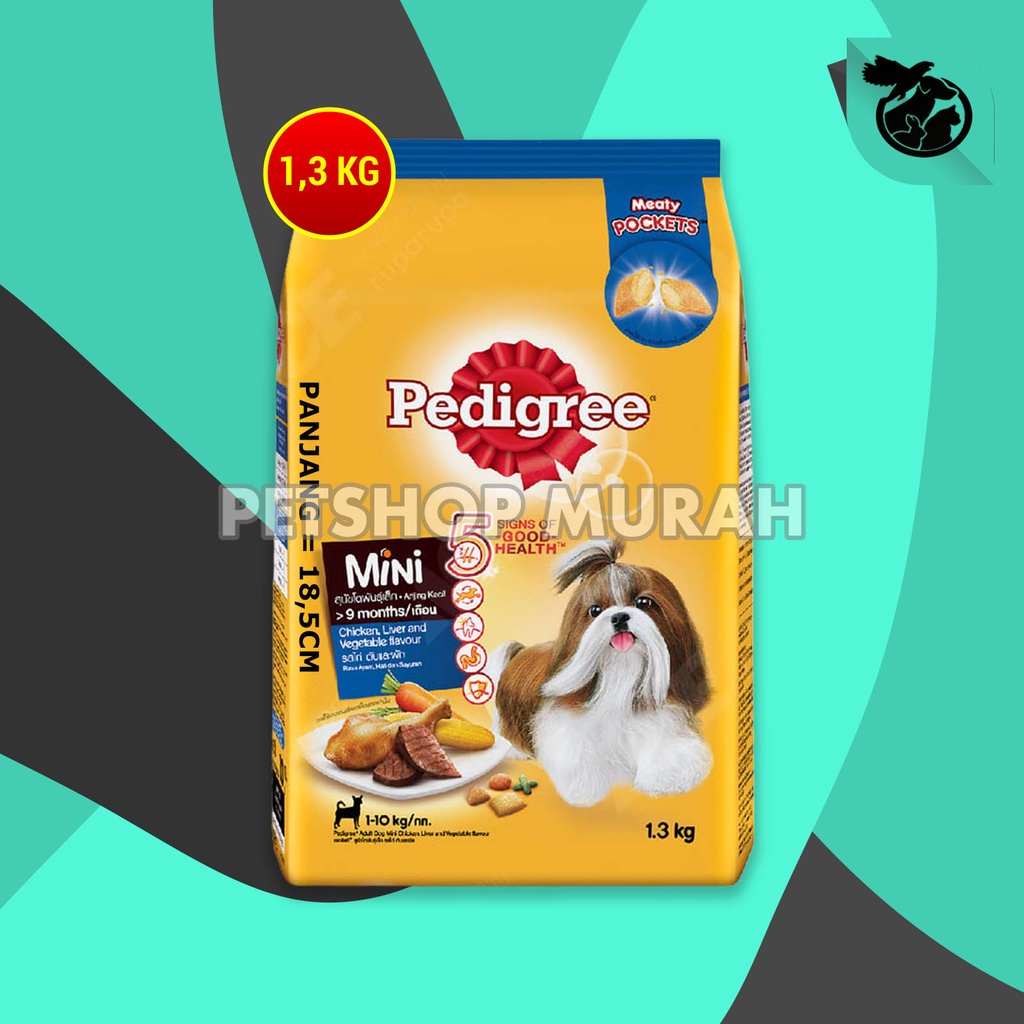 Jual PEDIGREE SMALL BREED CHICKEN LIVER & VEGETABLES 1.5 Kg DOGFOOD ...