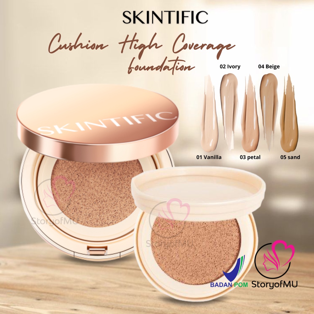 Jual SKINTIFIC Cover All Perfect Air Cushion High Coverage Poreless
