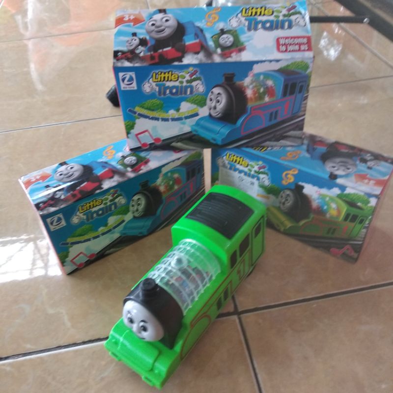 Jual Mainan Kereta Api Little Train Corak Kereta Thomas Shopee Indonesia 2064