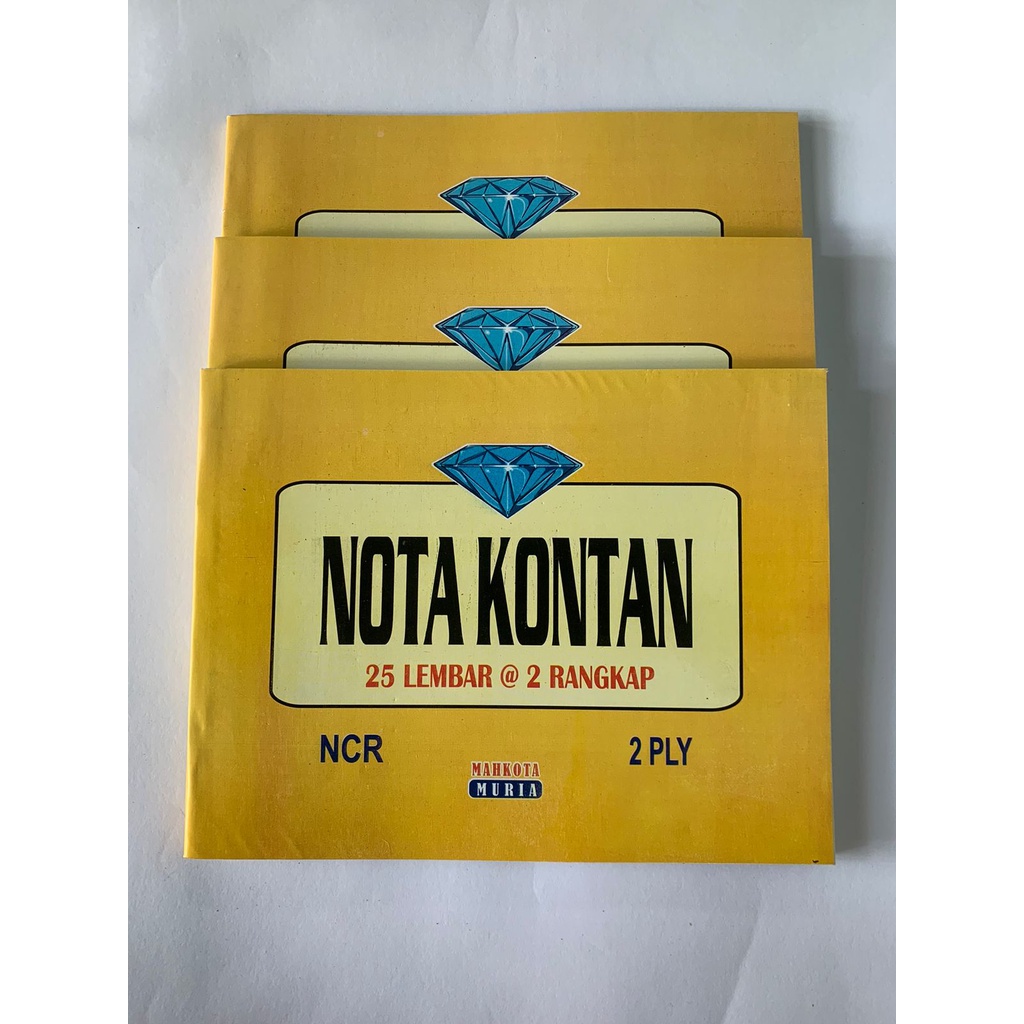 Jual Buku Nota Kontan Besar 2 Ply NCR / Nota Kontan B2 / Nota Rangkap 2 ...