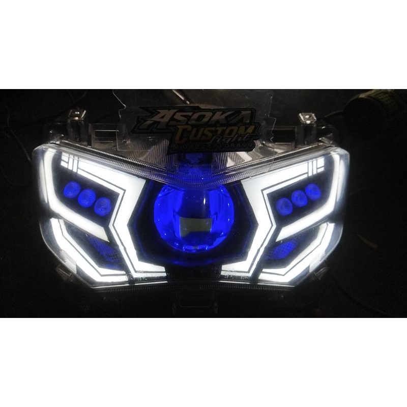 Jual headlamp custom biled nmax new | Shopee Indonesia
