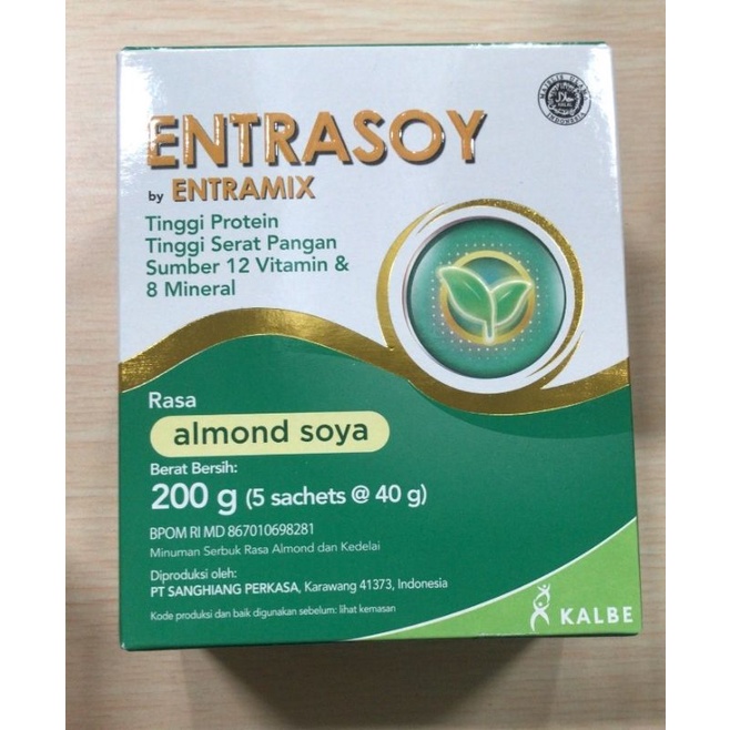Jual ENTRASOY Nutrisi Soya untuk yg alergi /intoleran laktosa susu sapi ...