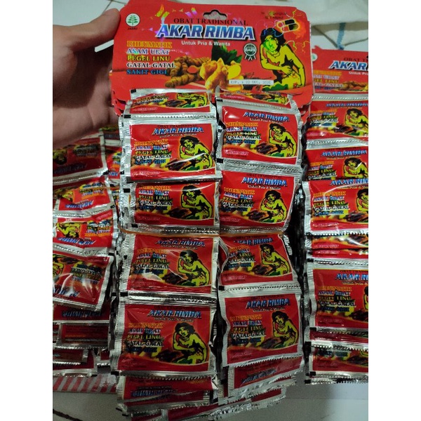 Jual Paket 10 renceng Akar Rimba Jamu Kapsul | Shopee Indonesia