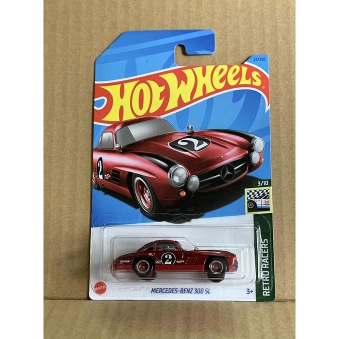 Hot Wheels STH Super Treasure Hunt – Mercedes 300 SL #3/10 – Rouge 2023