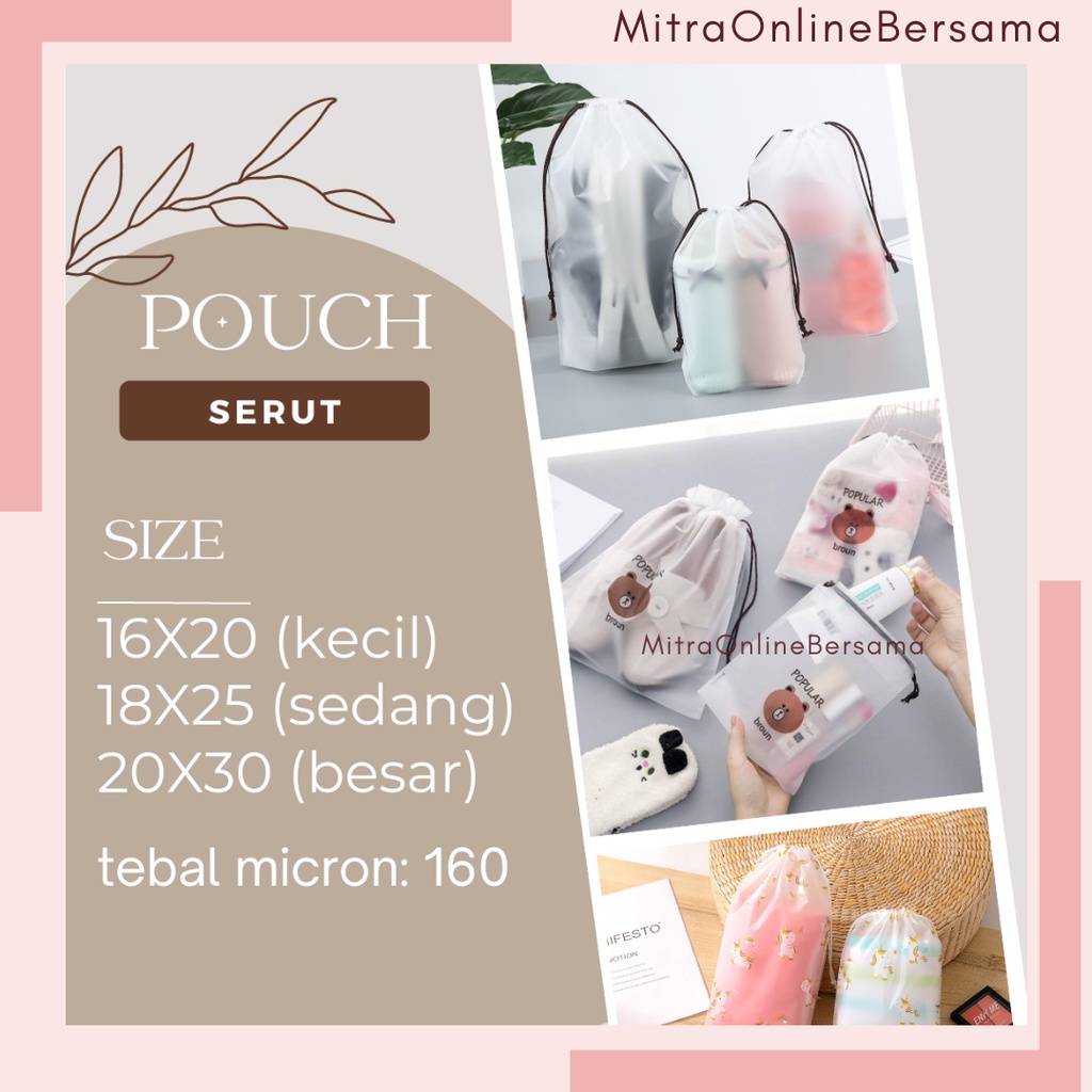 {MO}  Tas kosmetik Pouch Sunny Tas Organizer Bag Import # Bisa COD