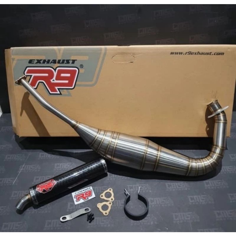 Jual Knalpot R9 Neo Mugello CarbonOri kevlar Bahan stainless Pnp ninja ...