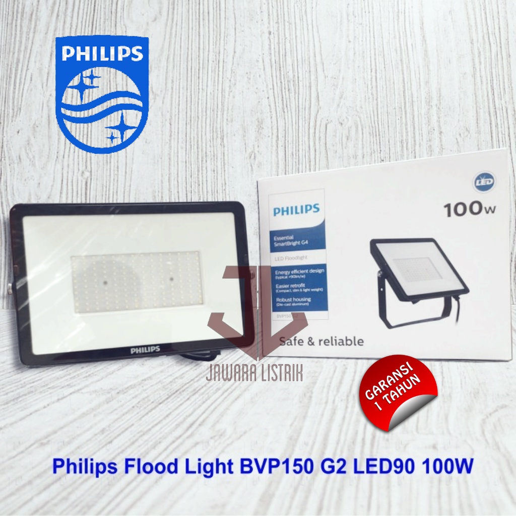 Jual Lampu Sorot Led Philips Bvp G Bvp W Watt Floodlight Shopee Indonesia