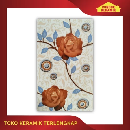 Keramik Dinding Avignon 25x40 Manchester Brown