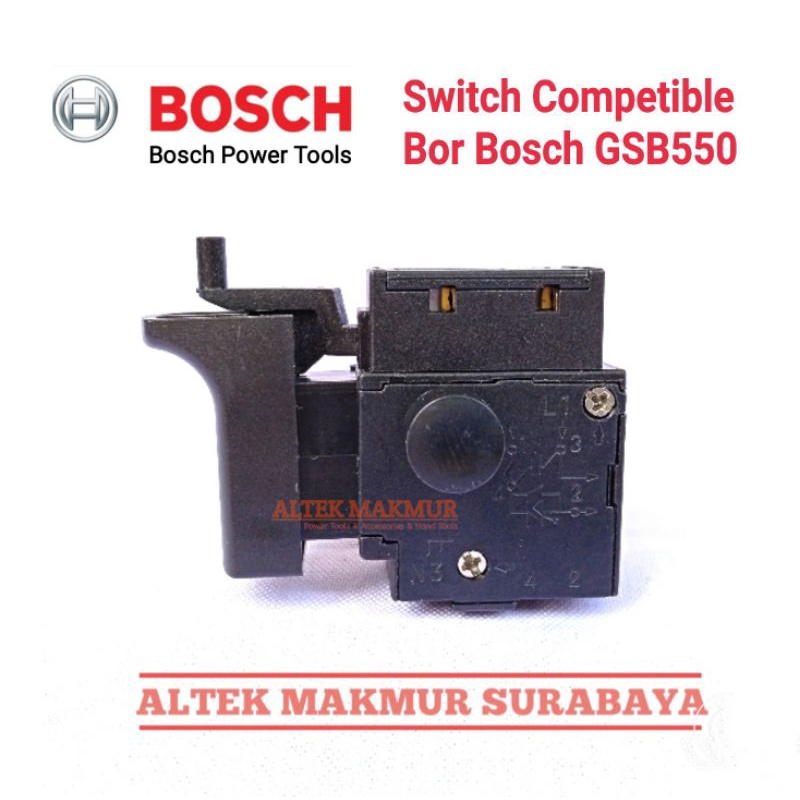 Jual SWITCH MESIN BOR BOSCH GSB 550 / SAKLAR BOR BOSCH GSB550 TUAS ...