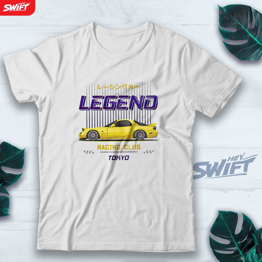 T-shirt RX-7 Fan Art 100% Coton JDM - Graphique Voiture Unisexe - Neuf Avec étiquettes