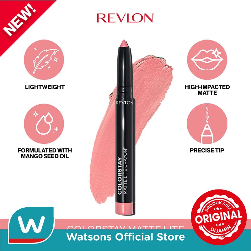 Jual Revlon Colorstay Matte Lite Crayon - Tread Lightly | Shopee Indonesia