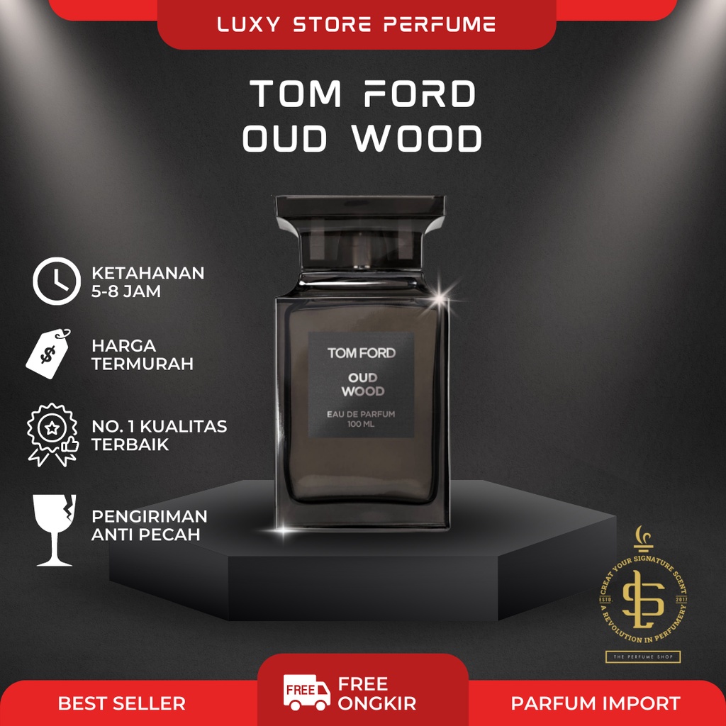 Jual Parfum Pria Tom Ford Oud Wood Eau De Parfum EDP 100 ml | Shopee ...
