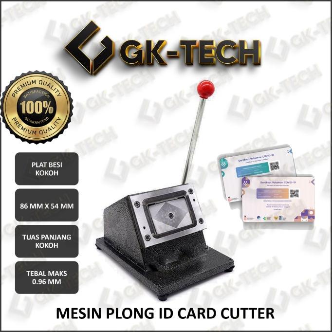 Jual Alat Potong Id Card Plong Id Card Pvc Card Cutter Gk Tech Vv Shopee Indonesia