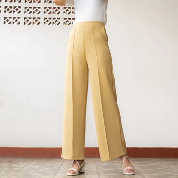 HaymeeIDN Celana Kulot Tulang Bawahan Highwaist Wanita Bawahan Kulot Premium Scuba