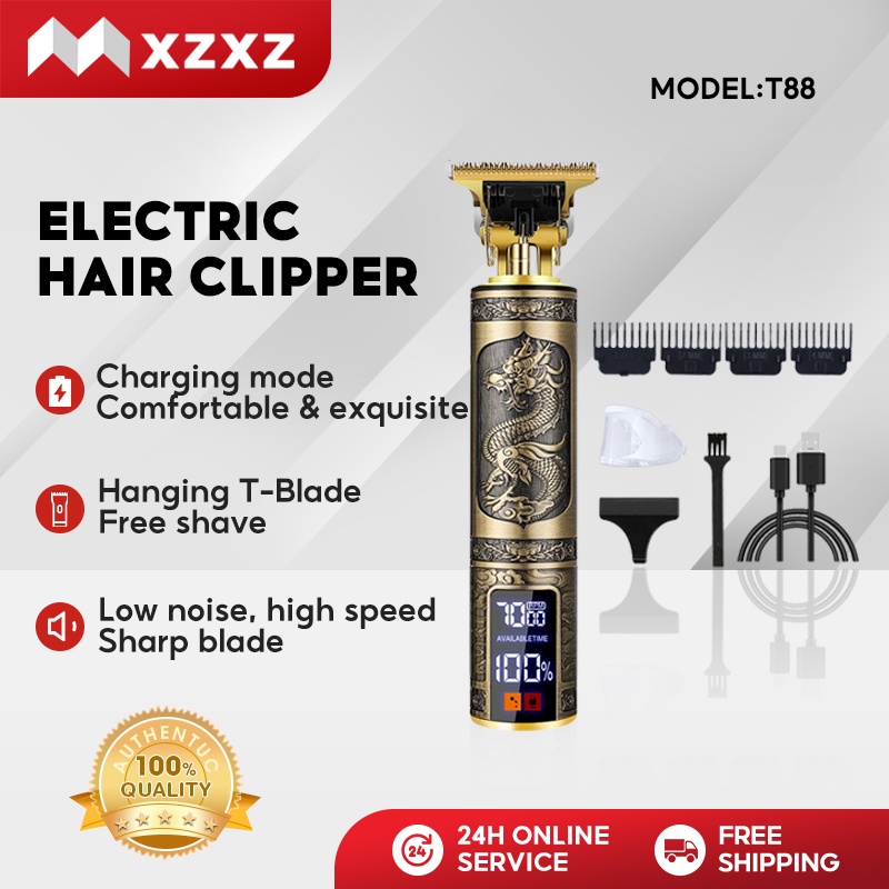 Jual XZXZ T88 Alat Cukur Rambut Elektrik Hair Clipper Electric Hair