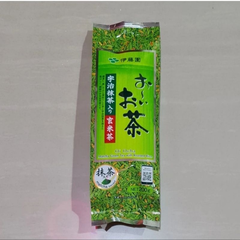 Jual Ito En Itoen Oi Ocha Uji Matcha Green Tea With Roasted Rice 200
