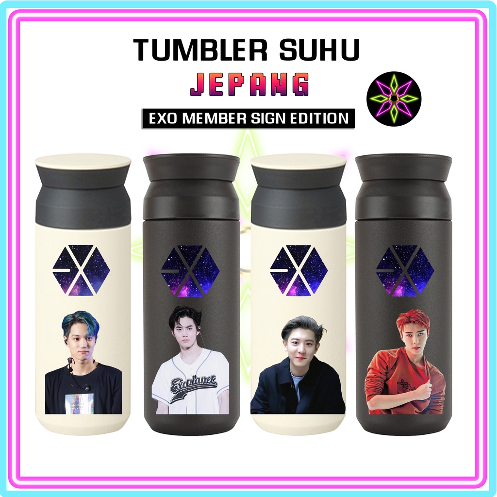 Jual Hikari Print TUMBLER JEPANG EXO EDITION BOTOL MINUM KAI SUHO