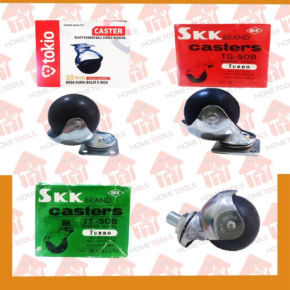 Jual Roda Bulat Karet Ukuran 2