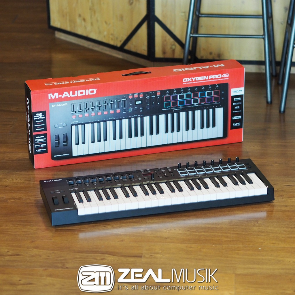 Jual M-Audio Oxygen Pro 49 USB Keyboard Midi Controller - Zeal Musik ...