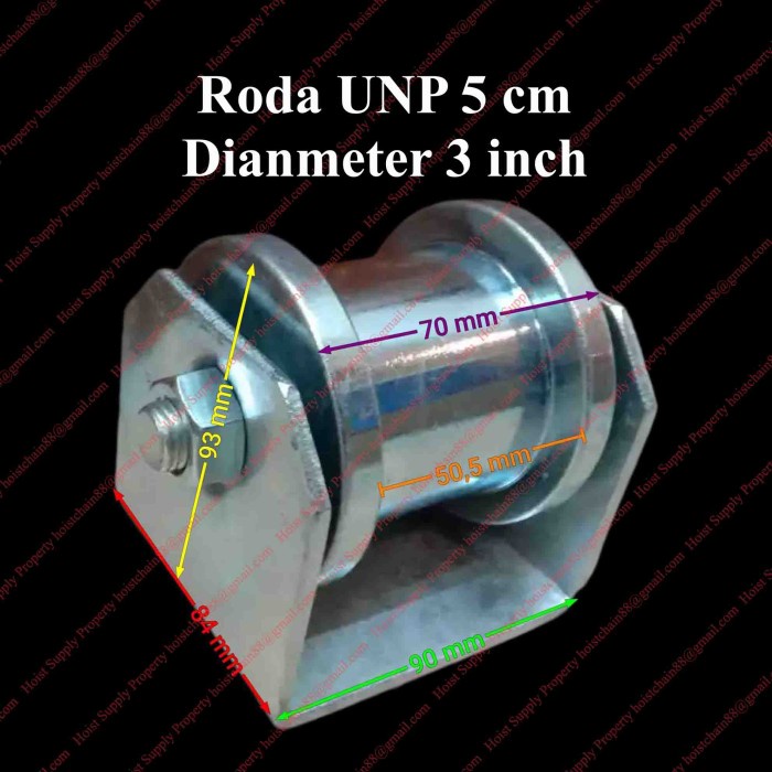 Jual Roda Roda Unp 5Cm Heavyduty | Shopee Indonesia