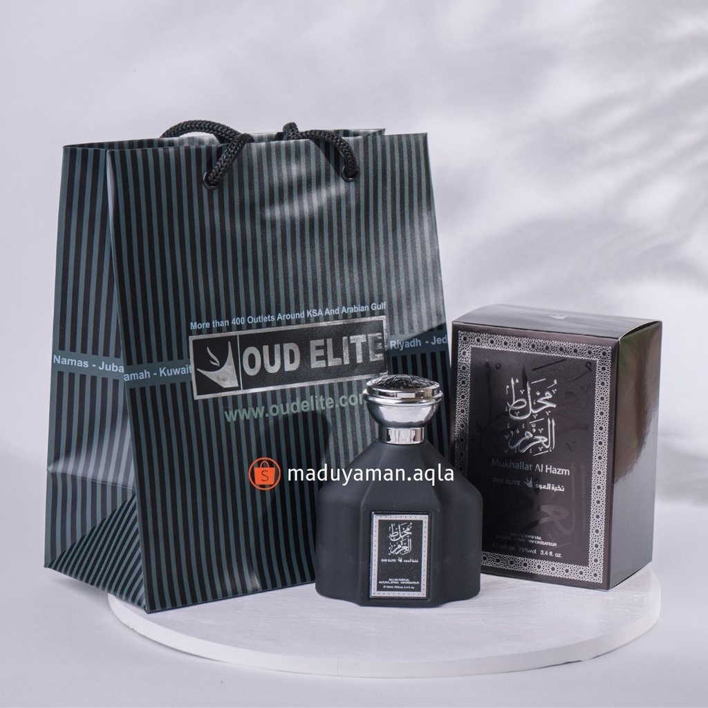 Jual Parfum Oud Elite Mukhallat Al Hazm EDP 100ml Asli Riyadh Arab Saudi Parfum Pria Masculine