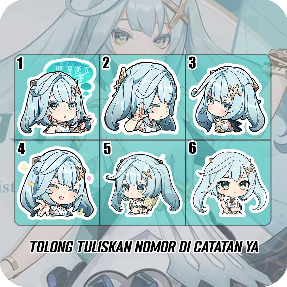 Jual Stiker Faruzan Genshin Impact, Sticker Anime Lucu Untuk Laptop, HP ...