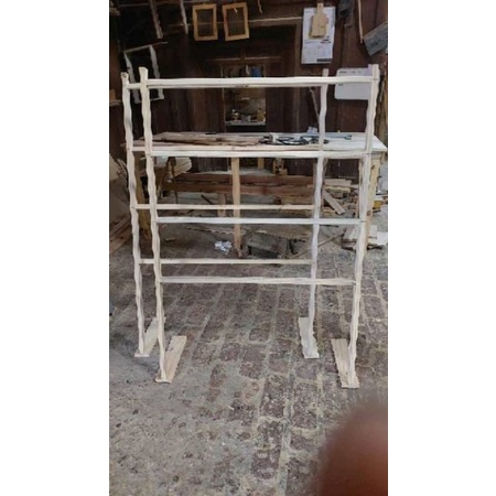 Jual rak display kertas, ledder hanger, rak display kain | Shopee Indonesia