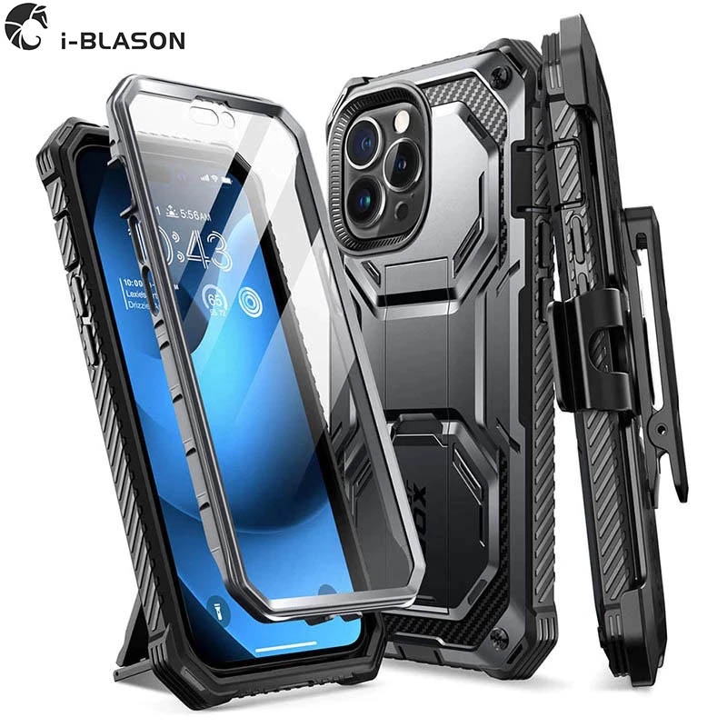 Custodia I-Blason Ares Per IPhone 13 Pro 6.1 (2021), Copertura Completa Con Protezione Schermo Incorporata