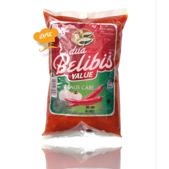 Jual Saus Sambal Dua Belibis Value Saos Cabe 1kg Shopee Indonesia