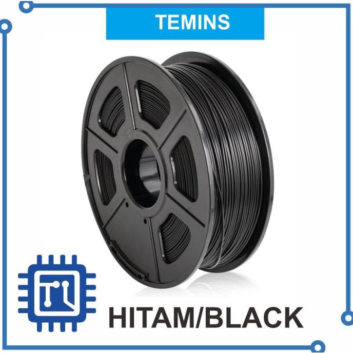 Jual 3D Printer Filament Filamen PETG 1.75mm 1KG Black Hitam | Shopee ...