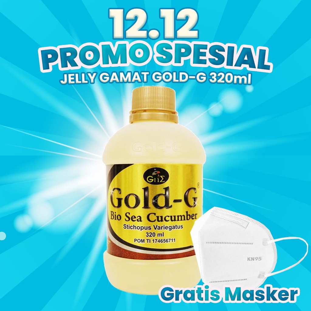 Jual Gold G 320ml Sea Cucumber Original Jelly Gamat Gold G Asli 320ml