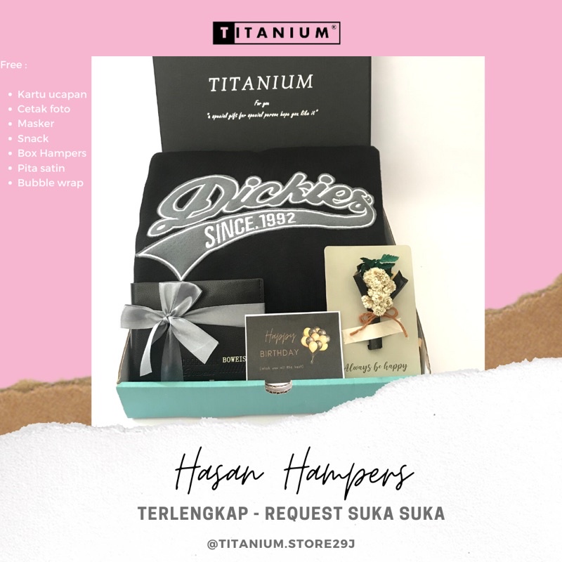 Jual HAMPERS BOX HASAN GIFT BOX CUSTOM KADO ULTAH KADO PACAR HAMPERS ...
