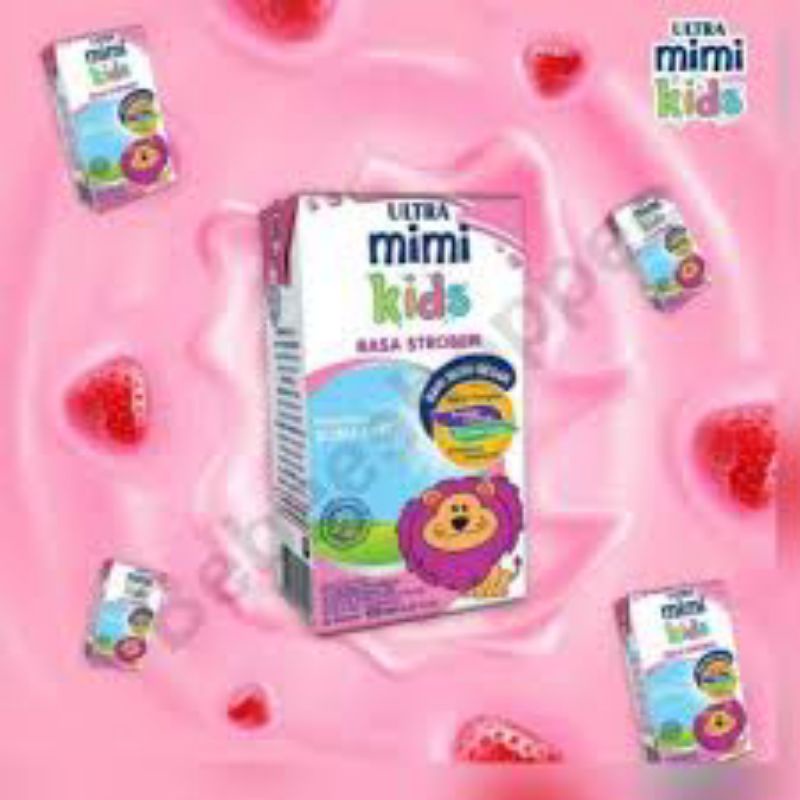 Jual Ultra Mimi 1 karton/ 1 dus Ultramimi 40pc x 125ml Strawberry ...