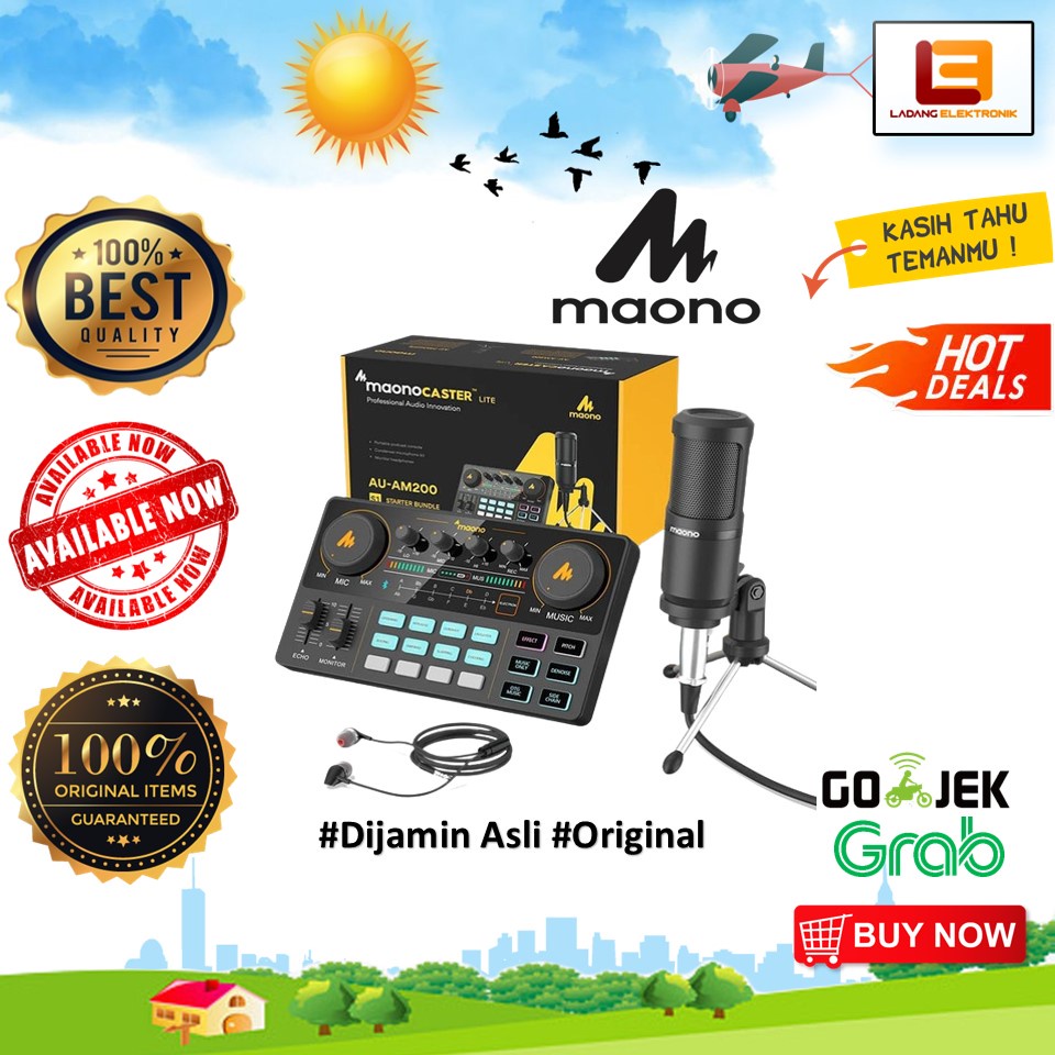 Jual Maono Maonocaster AU-AM200 S1 AU-AM200S1 MICROPHONE | Shopee Indonesia