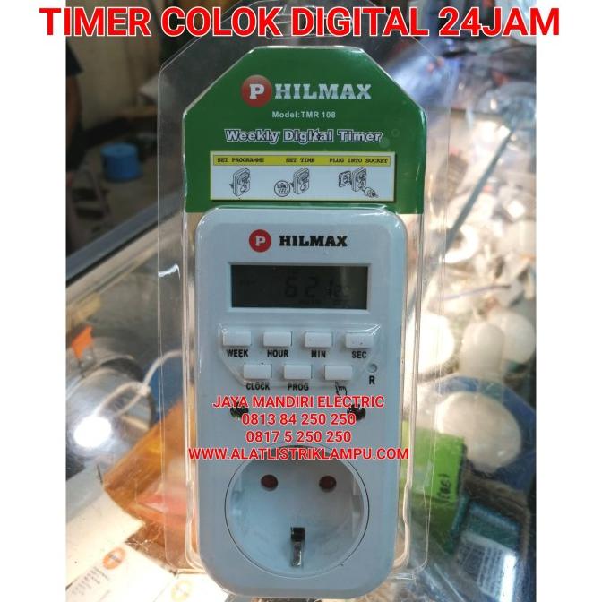 Jual TIMER DIGITAL COLOK 24 JAM PENGATUR WAKTU 24JAM 24H 24 HOURS ...