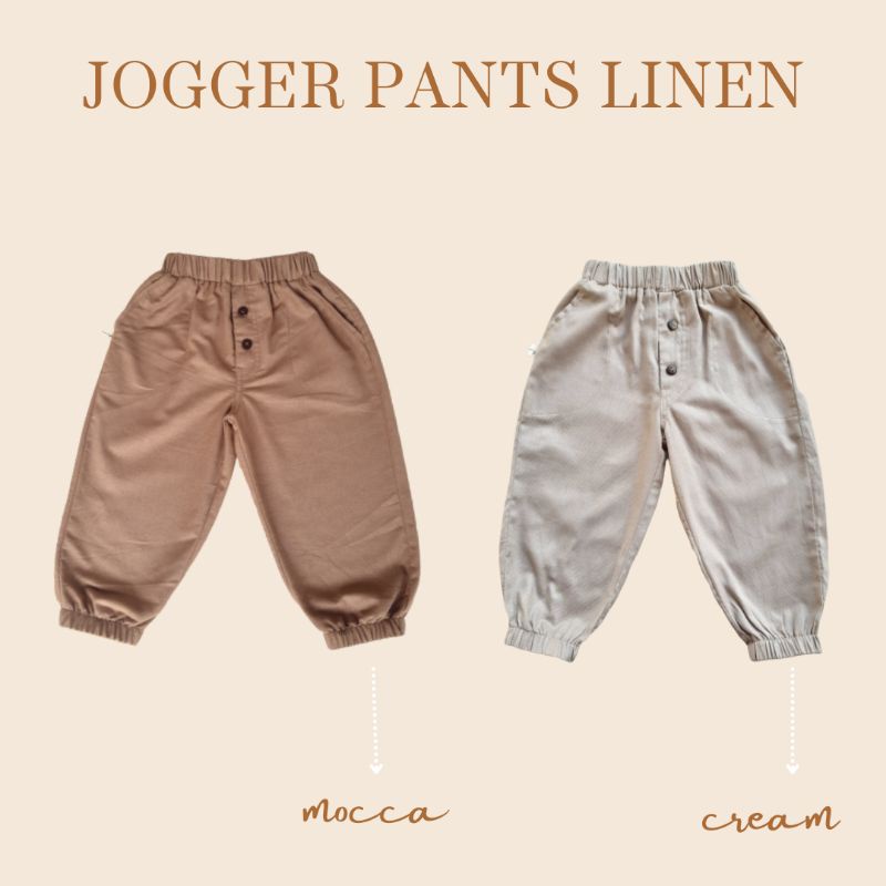 Jual JOGGER PANTS ANAK KATUN LINEN Shopee Indonesia