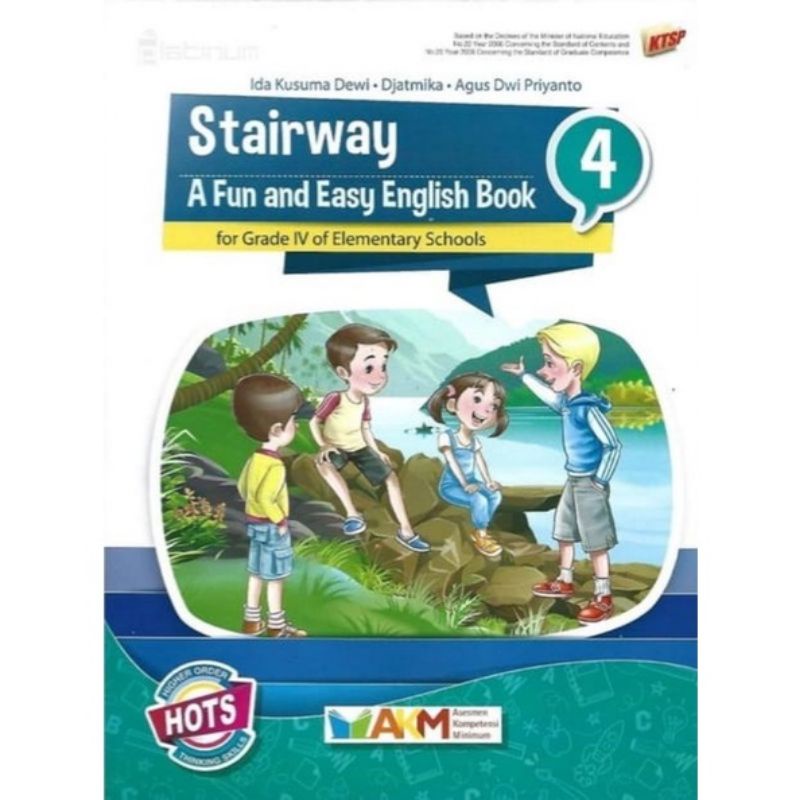 Jual buku stairway starway a fun and easy english book kelas 4